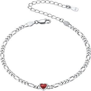 SILVERCUTE January/February/March/May/July/September/October Birthstone Bracelet